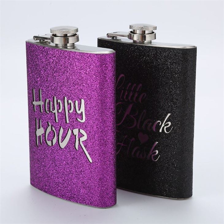Glitter Stainless Steel Hip Flask